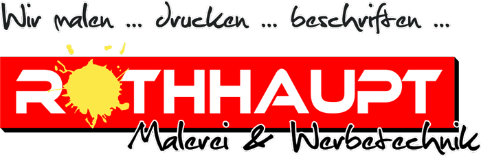 Rothhaupt - Malerei & Werbetechnik Logo